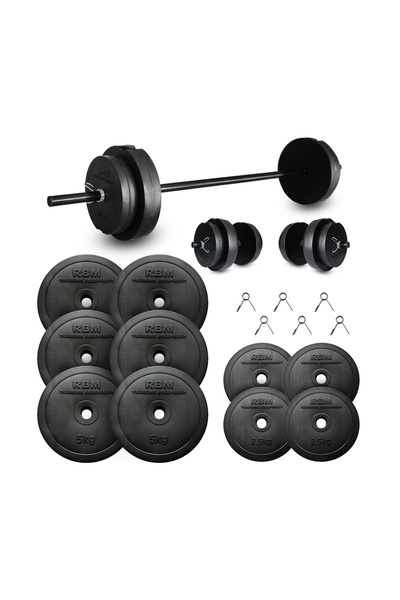 Aydın Sport 45 Kg Halter Seti, Dambıl Seti Ve Ağırlık Fitness Seti