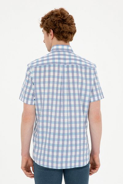U.S. Polo Assn. POLO ASSN. SUA. Cămașă pentru bărbați cu mânecă scurtă REGULAR FIT