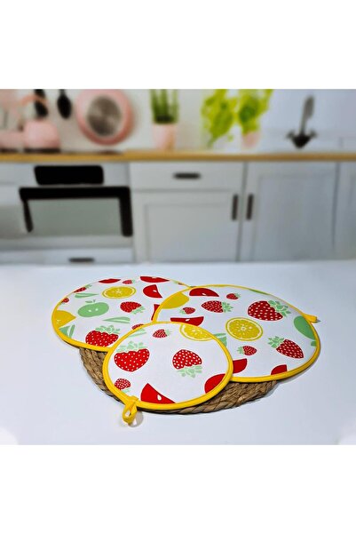 HomeTarz 3-Piece Stove Countertop Trivet Pot Set - Teapot Base