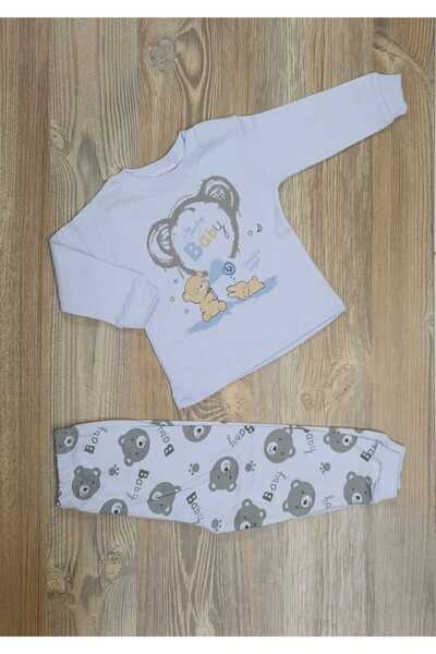 Little Baby %100 Pamuklu Mevsimlik Bebek Pijama Takımı