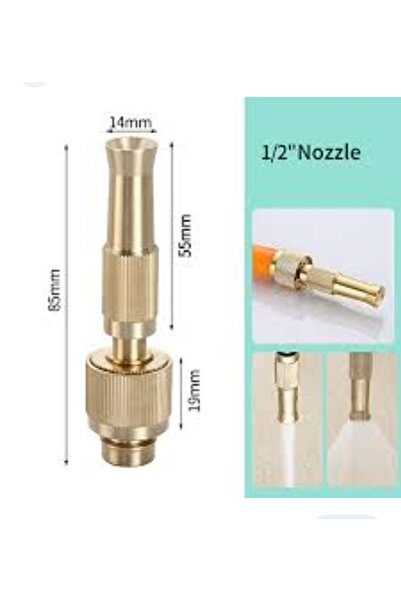 NEBİL HOME Yüksek Basınçlı Ayarlanabilir Bahçe Sulama Püskürtme Tabancası Hızlı Araba Yıkama Hortum Memesi