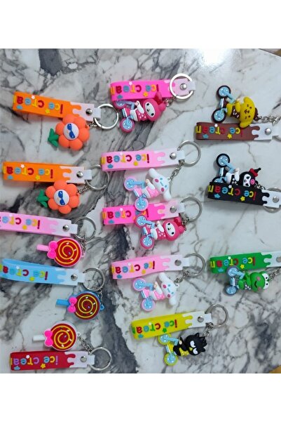 Salsepetial 12,li Maskot Anahtarlık Karışık Büyük Boy Hediyelik Adet