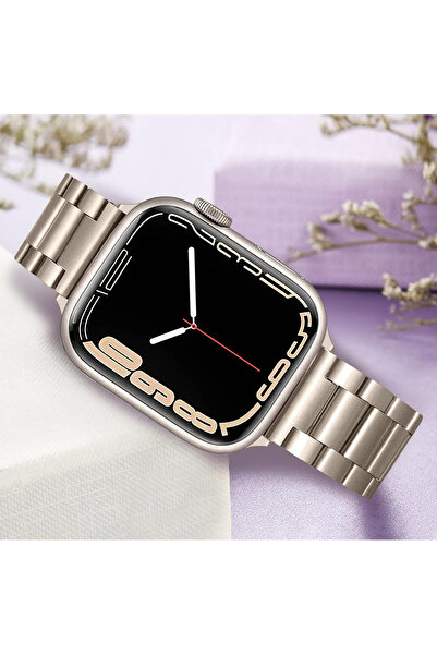 Dexmon Apple Watch 10 42mm 2 3 4 5 6 7 8 Se Uyumlu 38 40 41mm Yüksek Kalite Paslanmaz Çelik Metal Kordon