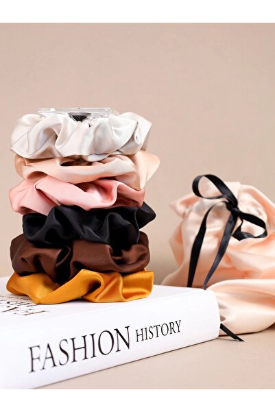 CSR AKSESUAR Set de 6 catarame elastice din satin