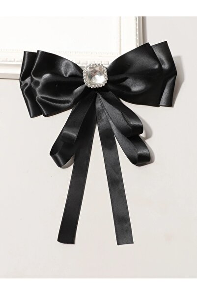 CSR AKSESUAR مشبك على شكل فيونكة من حجر الكريستال