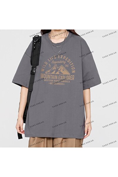 Adrift Tricou Y2K Unisex Harajuka Anime Retro Kawai Kuromi Cod-Albastru-Etich...