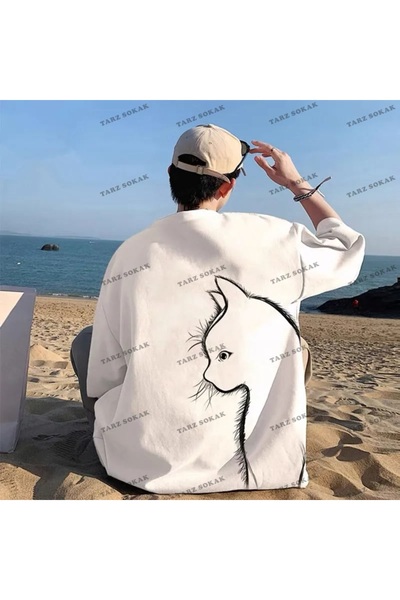 Adrift Y2K Unisex Harajuka Anime Retro Kawai Kuromi T-shirt Κωδικός-Μπλε-Ετικ...