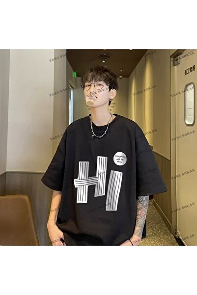 Adrift Y2K Unisex Harajuka Anime Retro Kawai Kuromi T-shirt Κωδικός-Μπλε-Ετικ...