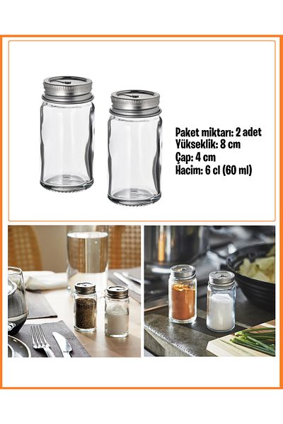 IKEA 60 ml Citronhaj, Spice Bowl and Salt Bowl Black Pepper Bowl Set of 2