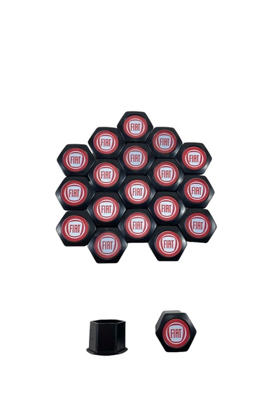 Cartex FİAT 17 MM 20 Lİ TAKIM SET OTO ÇELİK JANT BIJON KAPAĞI