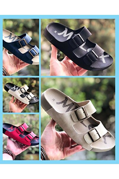 Pandalina Унісекс повсякденні тапочки з пряжкою та нековзною підошвою