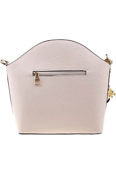 Armine ARMINE 102 WOMEN'S BAG WITH CHAIN STRAP - CREAM COLOR - TREND MODEL