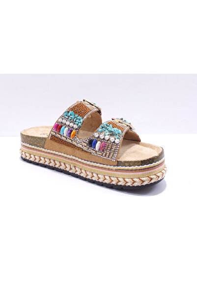 Guja Size 1 Patterned Stoned Mushroom Slippers