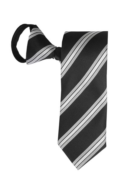 PROKRAVAT Dark Blue Gold 3 Stripe Zippered Tie