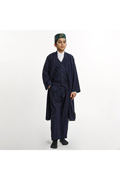 sehzadegiyim Yazlık Çocuk Cübbe Yelek Şalvar Takımı