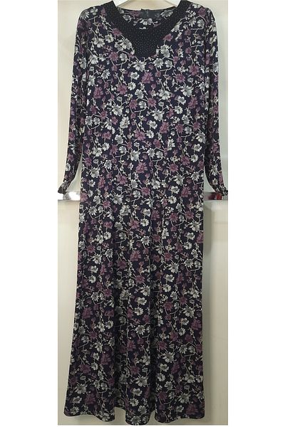 N.Y.YILDIZ ROCHIE DE VARĂ STAR TRIL PERSONALIZĂ PENTRU MAMELE ELASTICE GULER VIOLET VISCON STONE ROCHIE DE MAMĂ