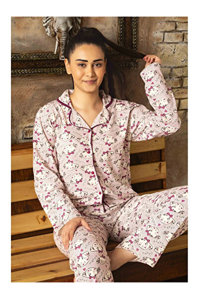 Ercan ERCAN Košulja kragna Ženski set pidžama - GSM prodavnica / W3KP36Z8