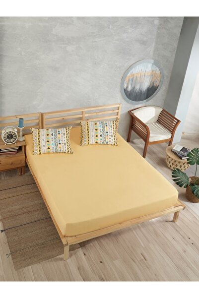 üntaş Συνδυασμός Yellow Pyramid - King Size 180x200, Ελαστικό σεντόνι + 2 Μαξ...