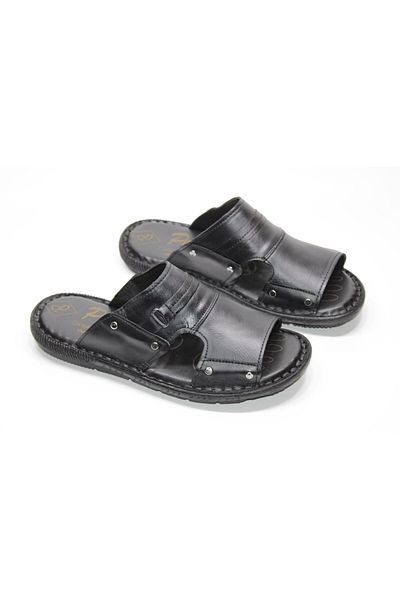 casso 100% GENUINE LEATHER ORTHOPEDIC SOFT MASSAGE SOLE MEN'S HOME-WORK-STREET SLIPPERS