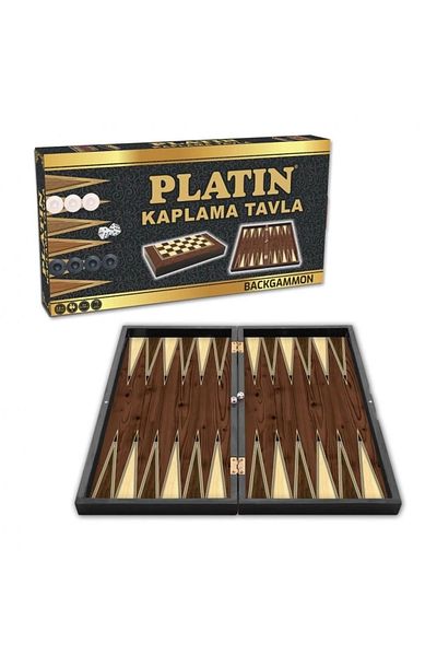 Star Oyun Aletleri 1020371   Platinum Large Backgammon - Star Okey