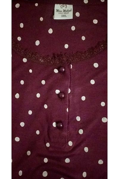 Miss Melina Bamboo Short Sleeve Women's Pajama Set Polka Dot