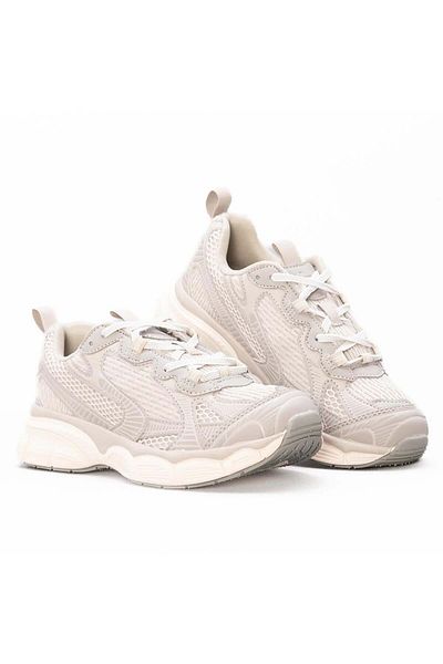 Jump 29819 Unisex BEIGE Detail Breathable Sneaker Memory Foam Memory Orthopedic Sports Shoes