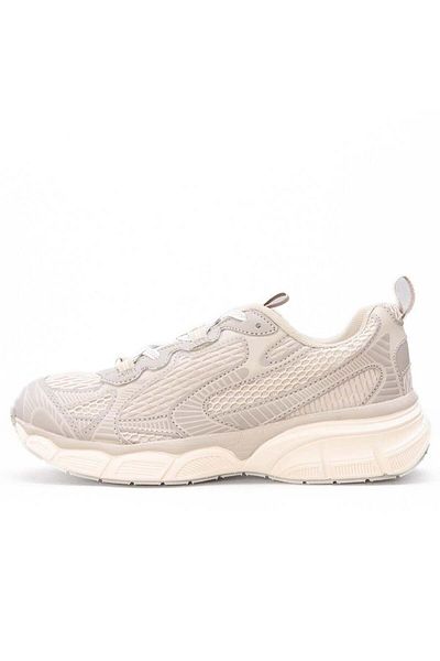 Jump 29819 Unisex BEIGE Detail Breathable Sneaker Memory Foam Memory Orthopedic Sports Shoes