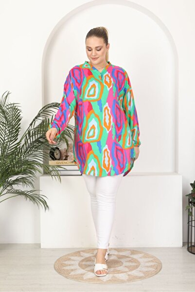 Tunikteks Woven viscose soft comfortable patterned tunic