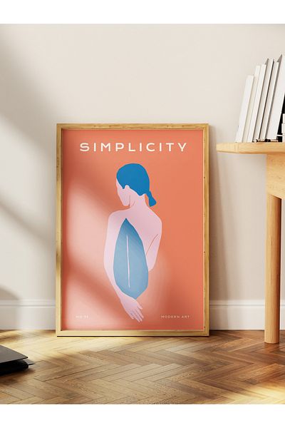 Postifull Πολύχρωμη αφίσα Bohemian Frameless - Αισθητική διακόσμηση τοίχου, για σαλόνι, χωλ, κουζίνα