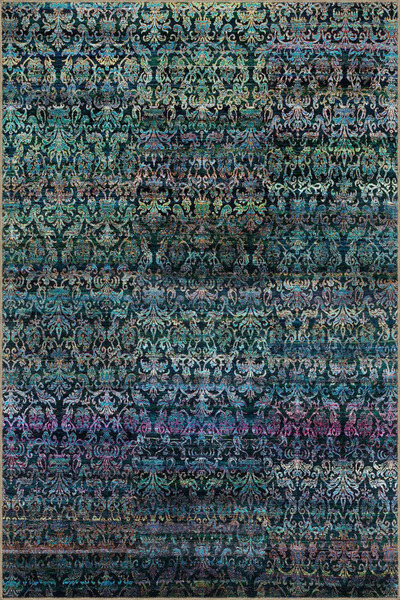 Rugs Modern Halı Mavi Tonlarda Modern Dekoratif ve Dokuma Taban Halı miravip974