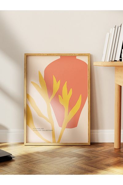 Postifull Πολύχρωμη αφίσα Bohemian Frameless - Αισθητική διακόσμηση τοίχου, για σαλόνι, χωλ, κουζίνα