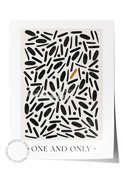 Postifull Ασπρόμαυρη διακόσμηση τοίχου Boho, Αφίσα χωρίς πλαίσιο, Ζωγραφική τ...