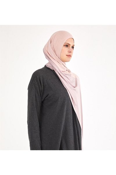 Differenza Two-Color Combed Cotton Shawl Lilac\powder