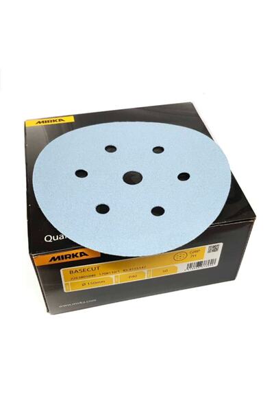 MİRKA Basecut 150mm 7d Hookıt Dısk Zimpara P150 100'lü Paket
