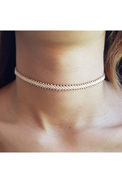 Handmade By HLY قلادة مطرقة بتفاصيل ذهبية مصنوعة يدويًا