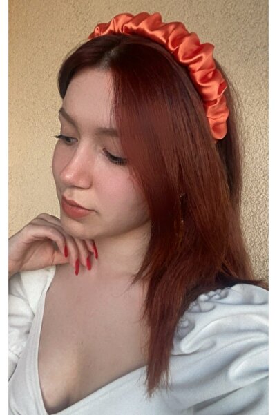 CSR AKSESUAR Κορνίζα από κολοκύθα πορτοκαλί σατέν