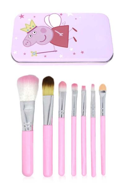 İzla 7 Li Makyaj Fırça Seti - Desenli