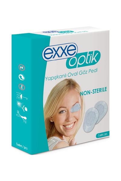 Exxe Adhesive Oval Eye Pad for Children 5 Pack