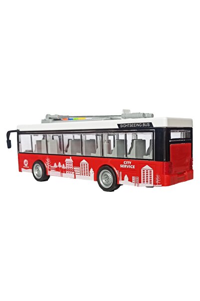 PopŞeker Trolleybus City Bus with Sound, Light and Opening Doors