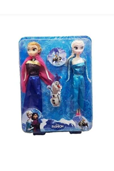 Frozen Ikili Elsa Ve Anna Bebek Karlar Ülkesi Figürü 2 Adet 20 Cm