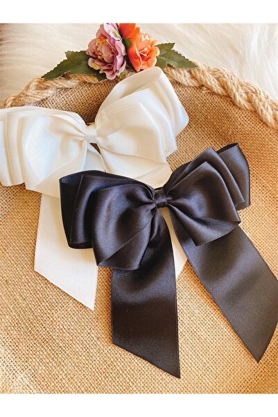 Yeşim Aksesuar Bow Ribbon Buckle, Chiffon Fabric Automatic Buckle