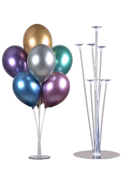 Kına Atölyesi Footed Balloon Stand with 7 Rods