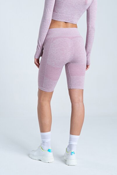 Vienfit Γυναικείο αθλητικό κολάν ψηλόμεσο χωρίς ραφές - Biker σορτς - Energy Series Lilac
