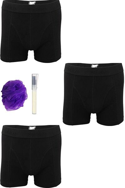 Tutku Lycra Elastan Black Ανδρικό Boxer *Σετ 3 + Άρωμα στυλό + Πανί