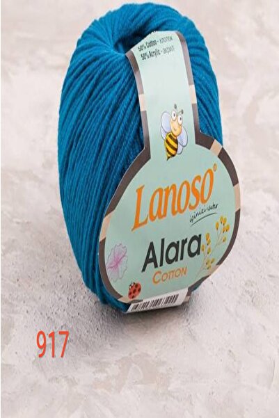 Lanoso ألارا خيط أميجورومي قطن 50 جرام 917