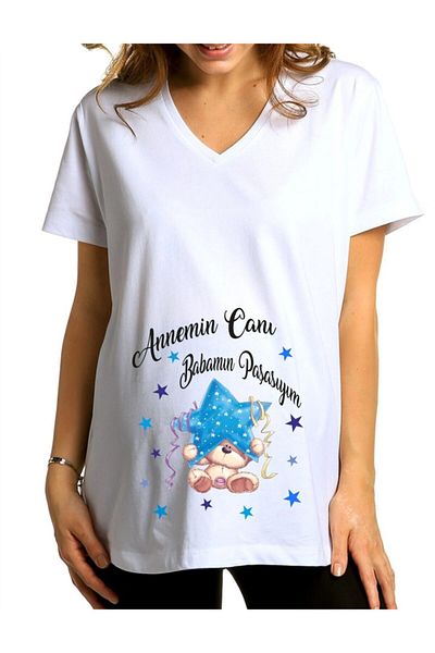 venüsdijital Tricou de maternitate cu imprimeu Dragă a mamei, sunt Pasha tatălui meu
