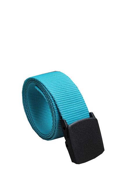 Kemer Dünyası Tactical Style Turquoise Cloth Belt with Anti-Allergic Plastic Buckle