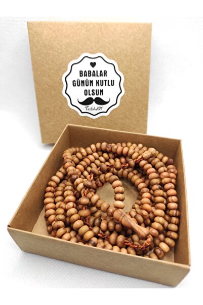 TesbihART Zeytin Ağacı Naturel Cilasız Ince Zikir Tesbihi 500lü.