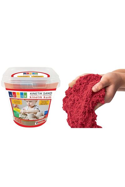 Südor Kinetic Sand Bucket Red 500 G Mold Ks02-3