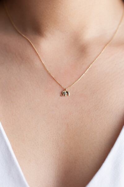 Cenova Kuyumculuk 14 Ayar Altın Fil Kolye (45 cm)